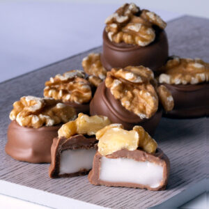 Milk Chocolate Vanilla Walnut Creams
