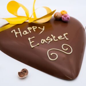 Giant Easter Chocolate Heart